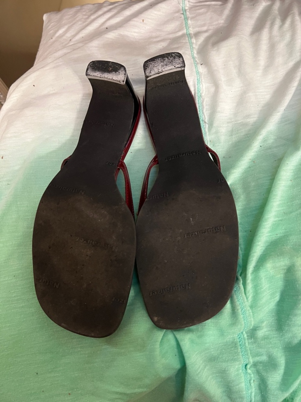 Naturalizer Women's Wine Patent Slide Mules - Picture 3 of 3